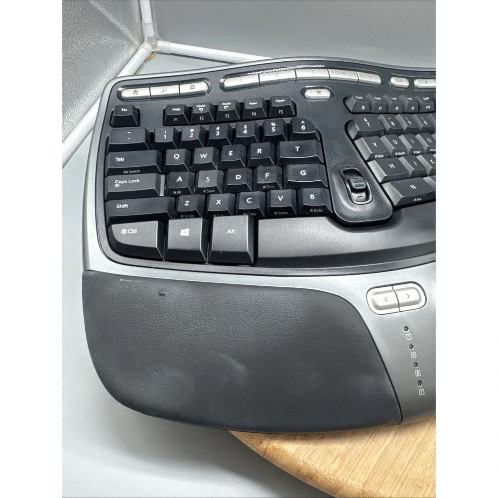 Microsoft Keyboard 4000 v1.0 Natural Ergonomic USB Wired KU-0462 Tested
